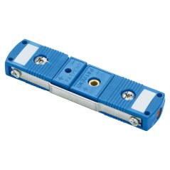Illustrative image (color of the connector according to the selected type of thermocouple)