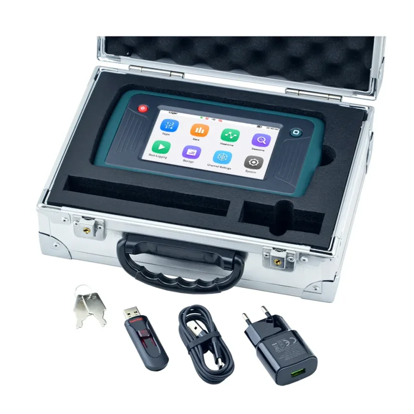 16 kanálový termočlánkový datalogger s dotykovým LCD