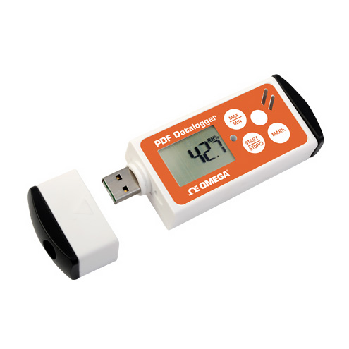 Omega USB Temperature Data Logger with LCD Display