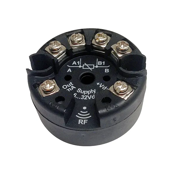 Miniature Head Mount Temperature Transmitter with RFID Communications