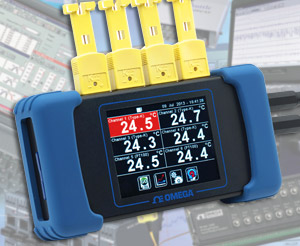 4 Channel Handheld Data Logger Thermocouple Thermometer :: OMEGA