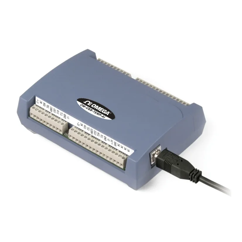 8 kanálové USB moduly pro teplotní (TC, Pt100, termistor) a napěťová měření - Typ vstupu: teplotní / napěťové