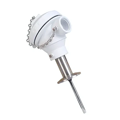 3-A Sanitary RTD Probes with Class A Accuracy - Diameter: 6,4 mm (1/4"), Lenght: 7,5 cm (3"), Process connection size: 0,75", Process connection type: Tri-Clamp