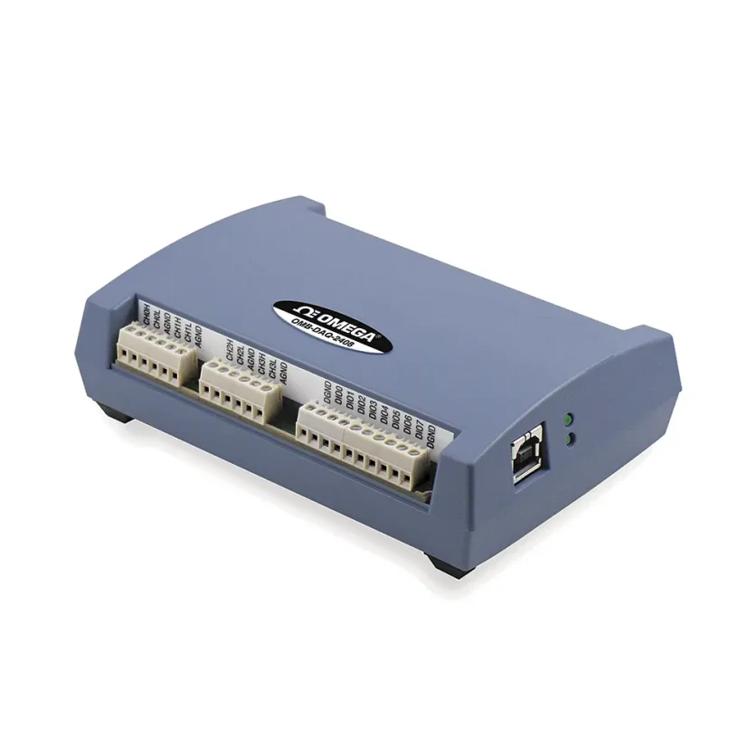 8/16 kanálový USB modul sběru dat pro teplotní a napěťová měření - Výstup: bez výstupu