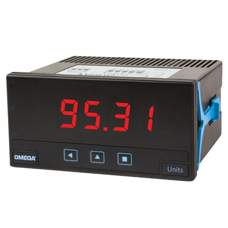 1/8 DIN Multi-Function Panel Meter - Output: 1x relay + 1x analog, Communication: none