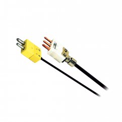 PFA Coated Thermocouple Probes with Standard Connectors