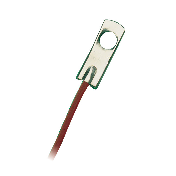 Bolt On Washer Thermocouple - Screw size: M4, Thermocouple type: K, Wire insulation: Glass, Lenght: 30 cm (12")