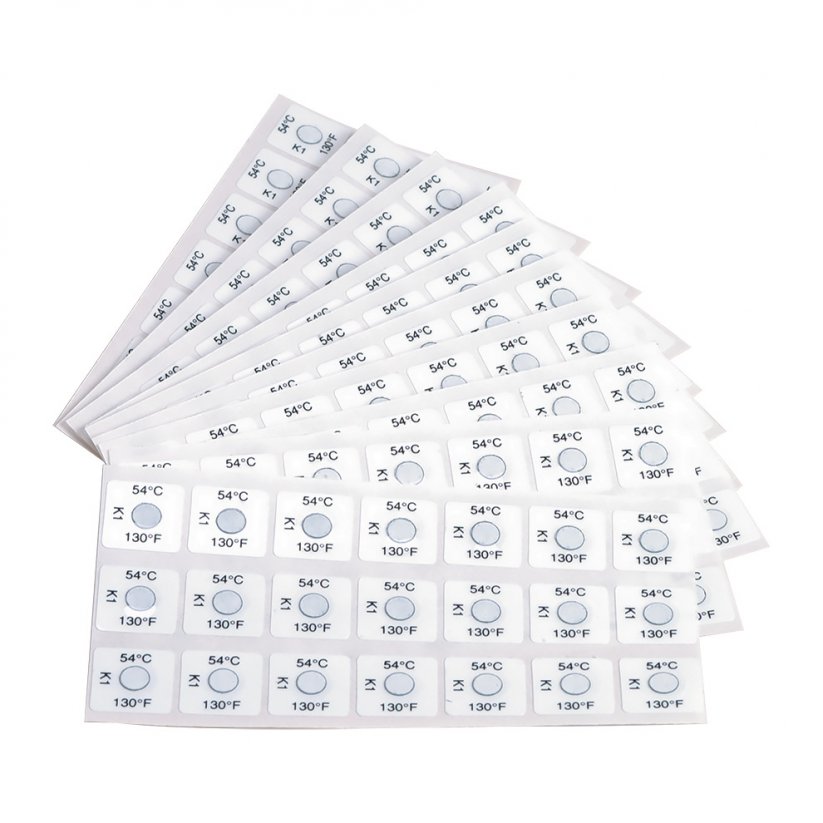 Non-Reversible Temperature Indicating Labels (Pack of 210)