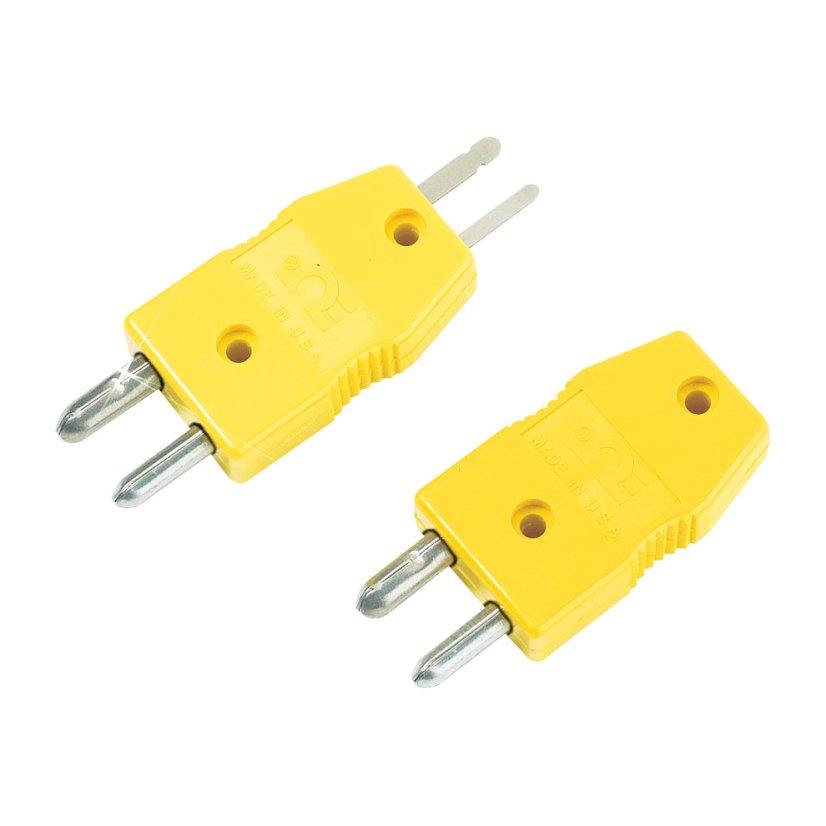 Transition Adapters for Thermocouple Connectors - Thermocouple type: E, Adaptor type: female standard > male mini