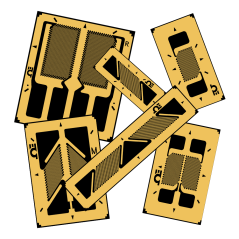 Shear Strain Gauges with Transducer Quality (Pack of 5)