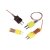 Fast response insulated thermocouple with connectors (Pack of 5)