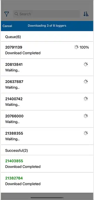 Temperature datalogger with Bluetooth LE