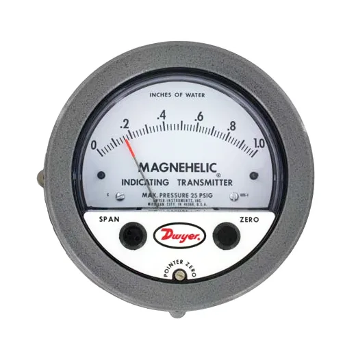 Převodník Magnehelic® pro monitorování tlaku v HVAC