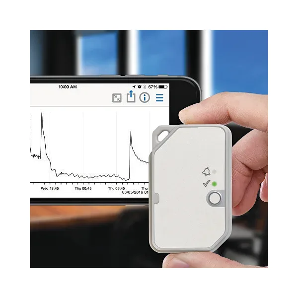 Temperature datalogger with Bluetooth LE