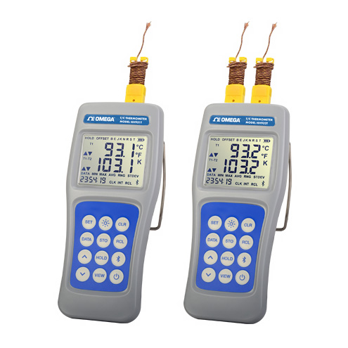 1 or 2 Channel Bluetooth with Free App Thermocouple Datalogger - Number of inputs: 2