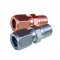 OMEGALOK™ compression fitting with conical seal
