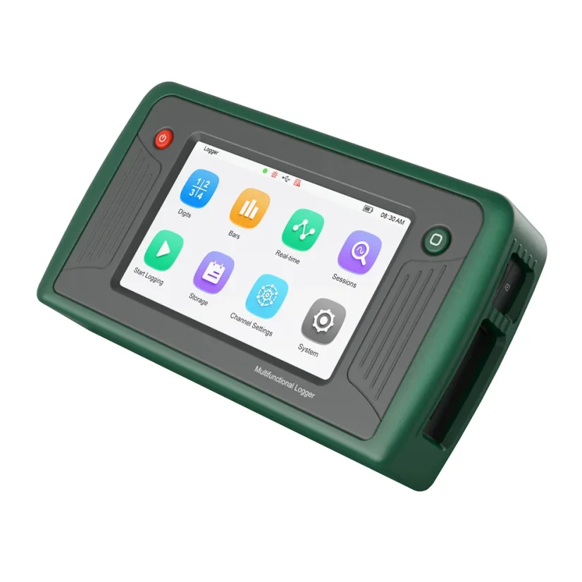 16 kanálový datalogger s univerzálními vstupy a dotykovým LCD