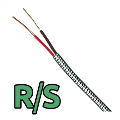 Overbraid R/S Type Thermocouple Extension Wire