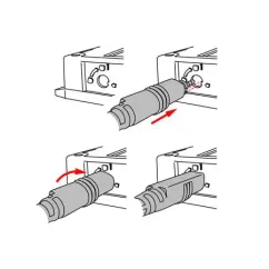 Kabel pro procesní vstupy dataloggerů MX série