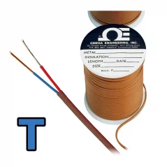 T Type Thermocouple Duplex Wire (AWG 24/20)