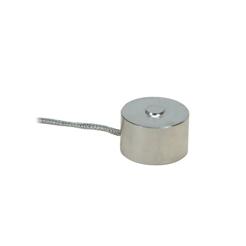 Button Style Load Cell 0-100 N to 0-5 kN Diameter 19 mm - Load cell range: 50,99 kgF (500 N)