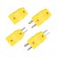 Transition Adapters for Thermocouple Connectors - Thermocouple type: J, Adaptor type: female standard > female mini