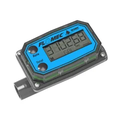 Turbínkový průtokoměr s LCD displejem