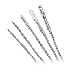 High Temperature Inconel Overbraided Ceramic Fibre Insulated Thermocouples