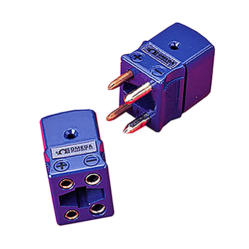 Illustrative image (color of the connector according to the selected type of thermocouple, DTC-T-M and DTC-T-F)