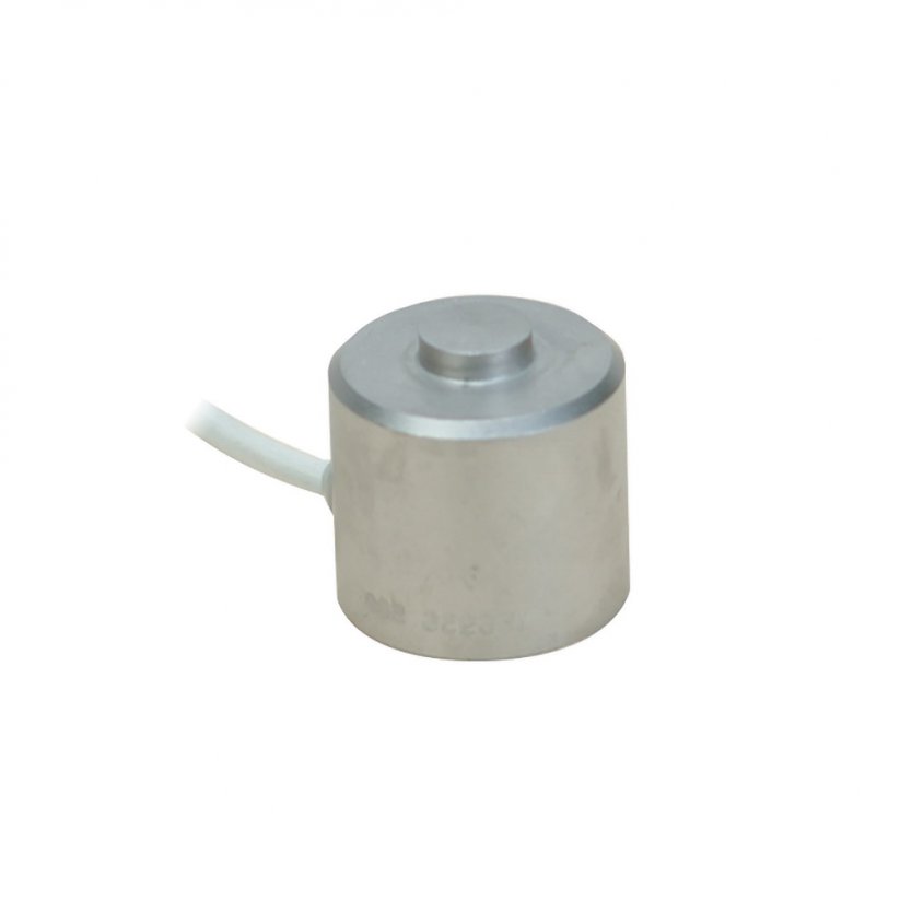 Button Style Load Cell 0-500 N to 0-50 kN Diameter 25 mm - Load cell range: 50,99 kgF (500 N)