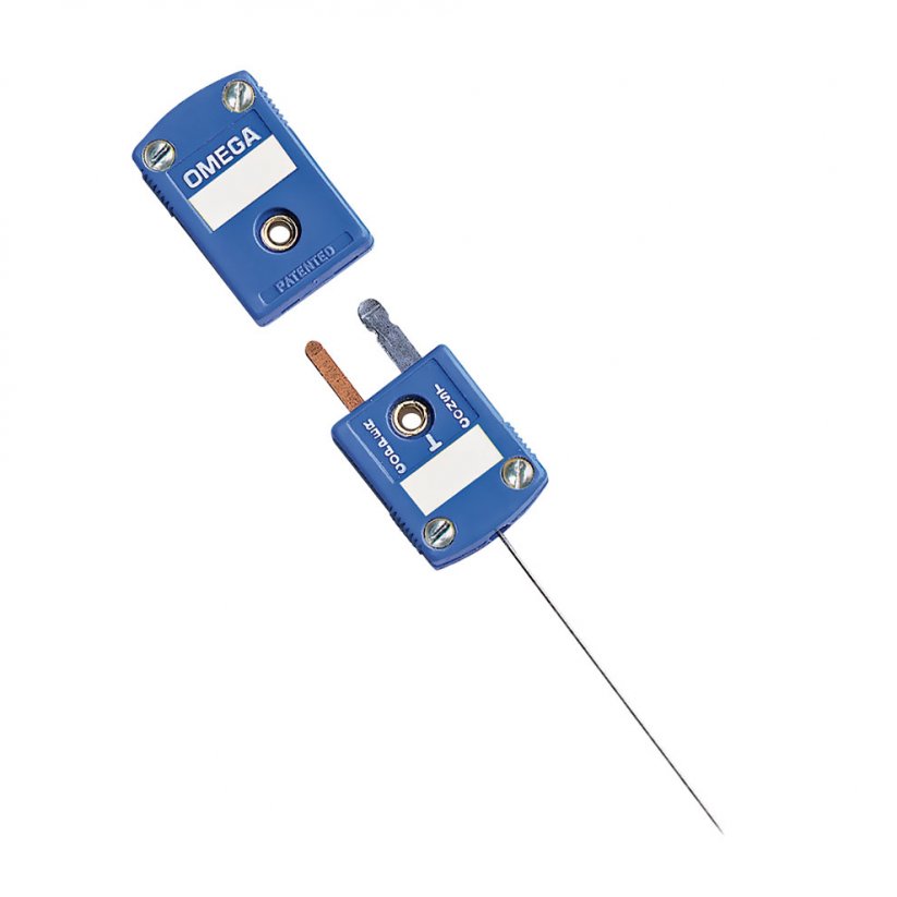 Small Diameter Thermocouple Probes with Molded Miniature Connectors