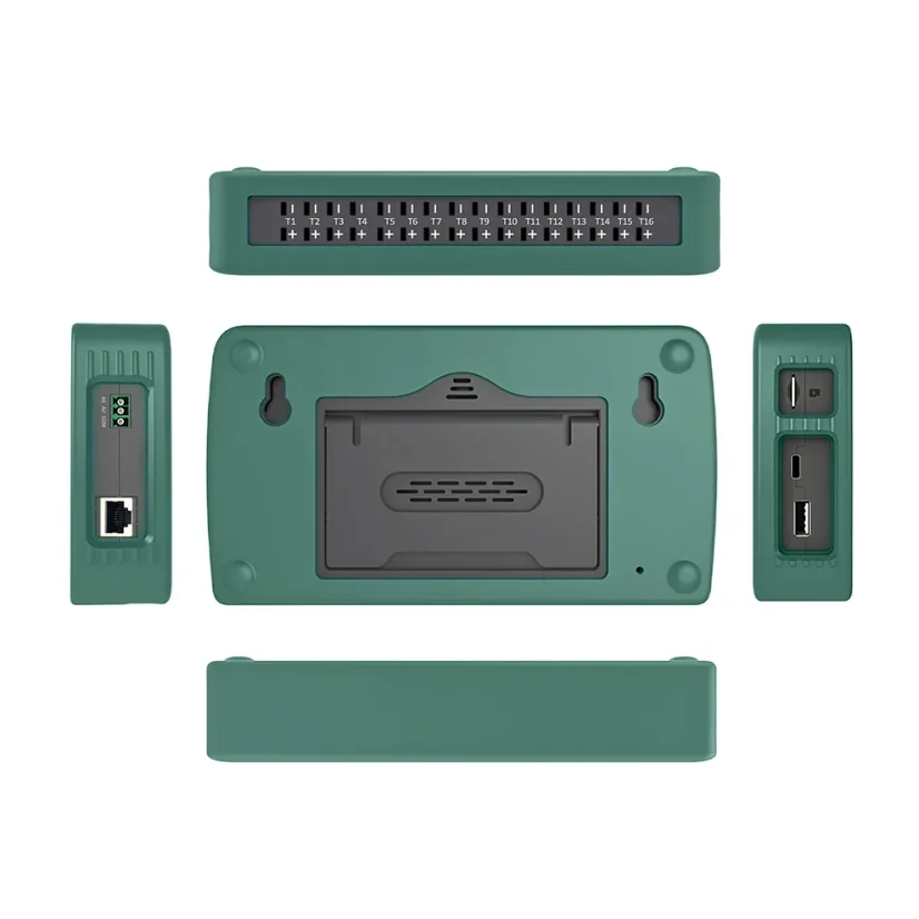 16 kanálový termočlánkový datalogger s dotykovým LCD