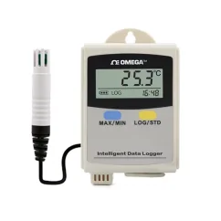 Temperature and Humidity Data Logger With Optional External Probe