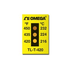 3 Point Non-Reversible Temperature Indicating Labels