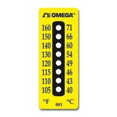 8 points Non-Reversible Temperature Monitors