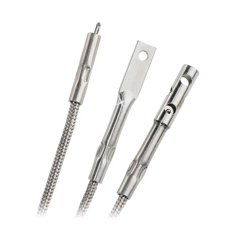 High Temperature Inconel Overbraided Ceramic Fibre Insulated Thermocouples