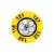 5 points Non-Reversible Round Temperature Label
