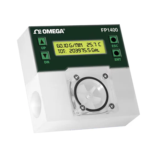 Paddlewheel Flow Meter with Alarms and Totalizers