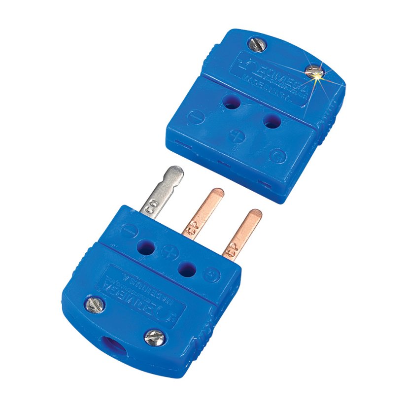MTP / 3 pinový miniaturní konektor pro termočlánek, Pt100 a termistor - Typ termočlánku: K, Typ konektoru: zásuvka
